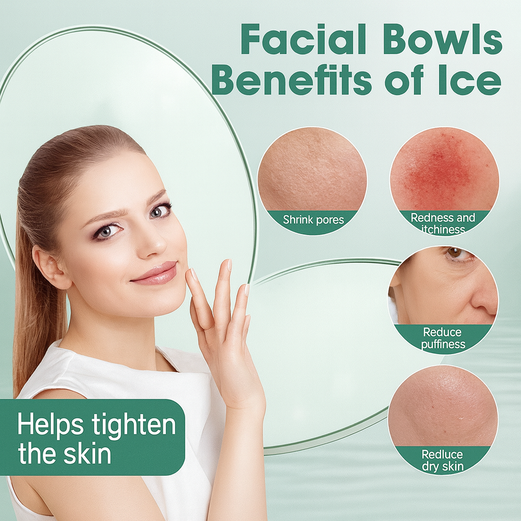 Noorvaa Silicone Foldable Facial Ice Bowl