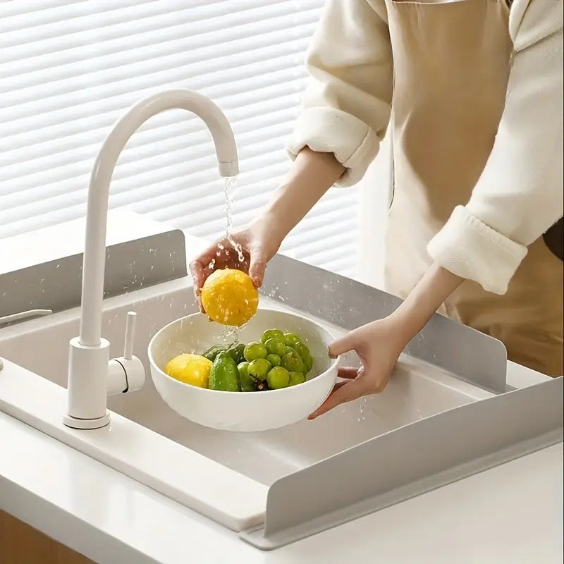 Silicone Anti-Splash Sink Edge Guard (Pack of 2)