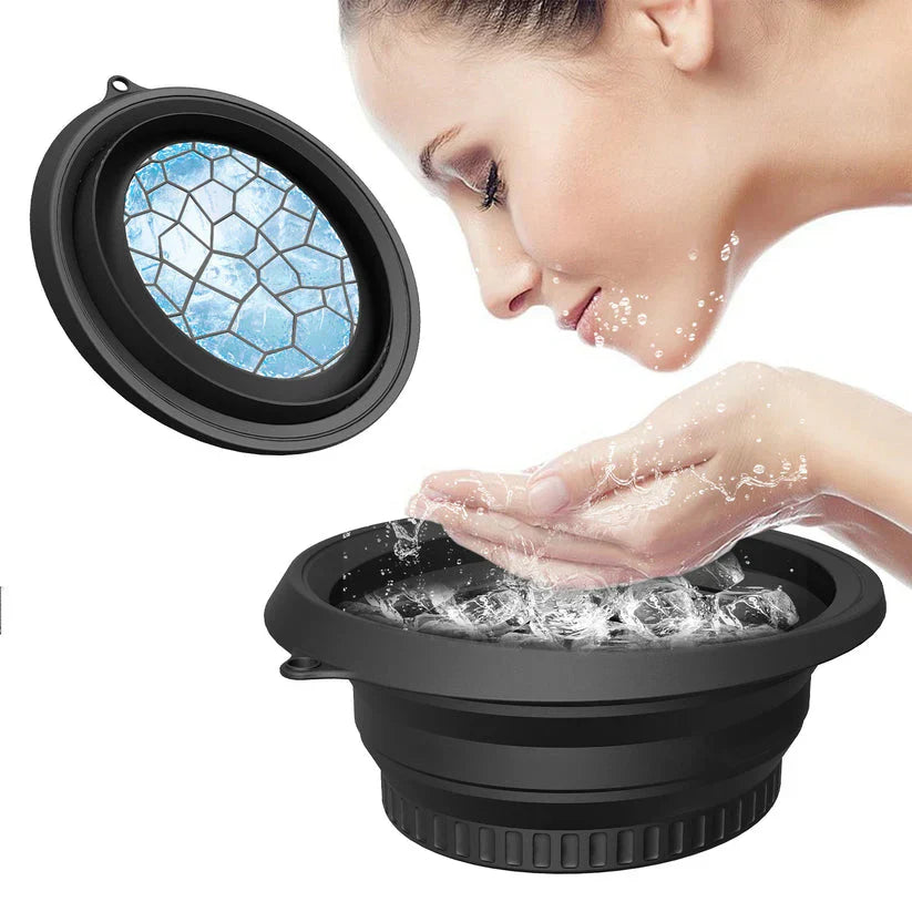 Noorvaa Silicone Foldable Facial Ice Bowl