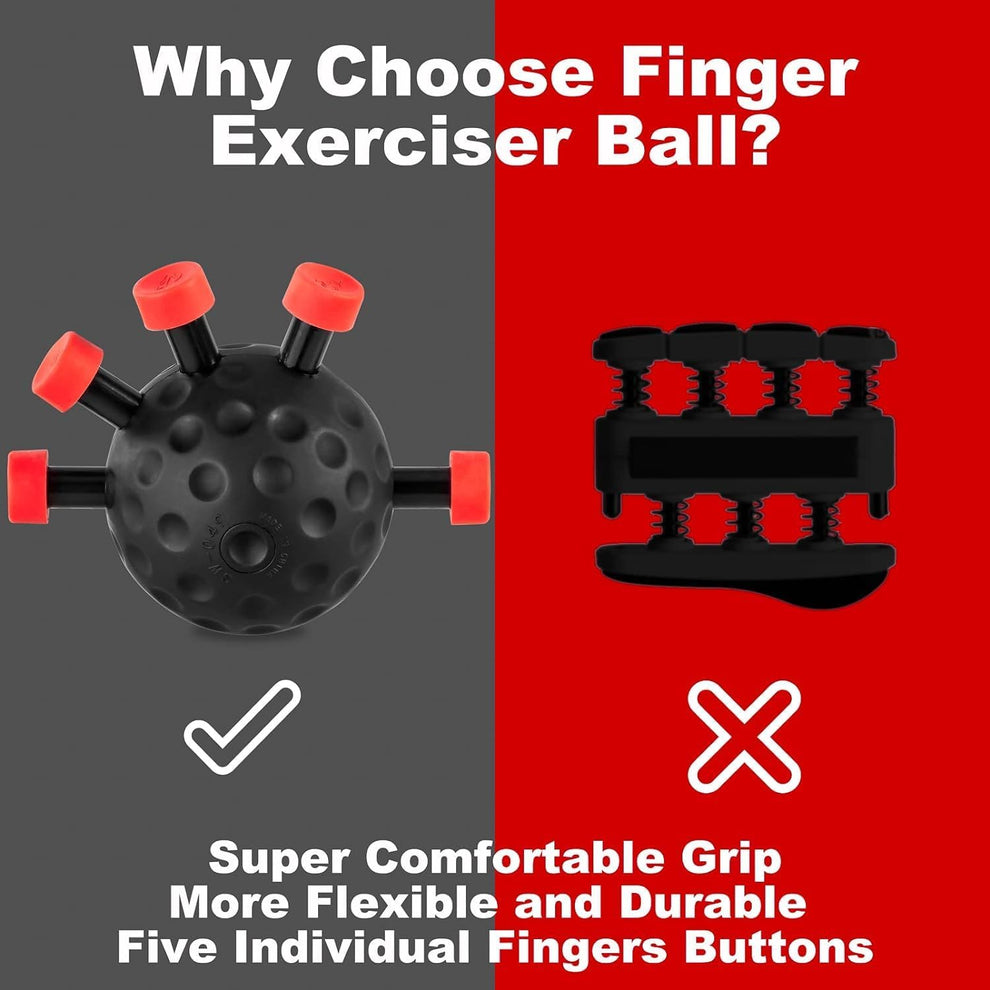 Noorvaa Finger Grip Strengthener Ball – Boost Hand Endurance & Finger Dexterity