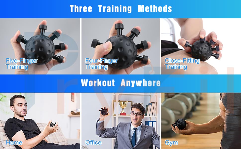 Noorvaa Finger Grip Strengthener Ball – Boost Hand Endurance & Finger Dexterity