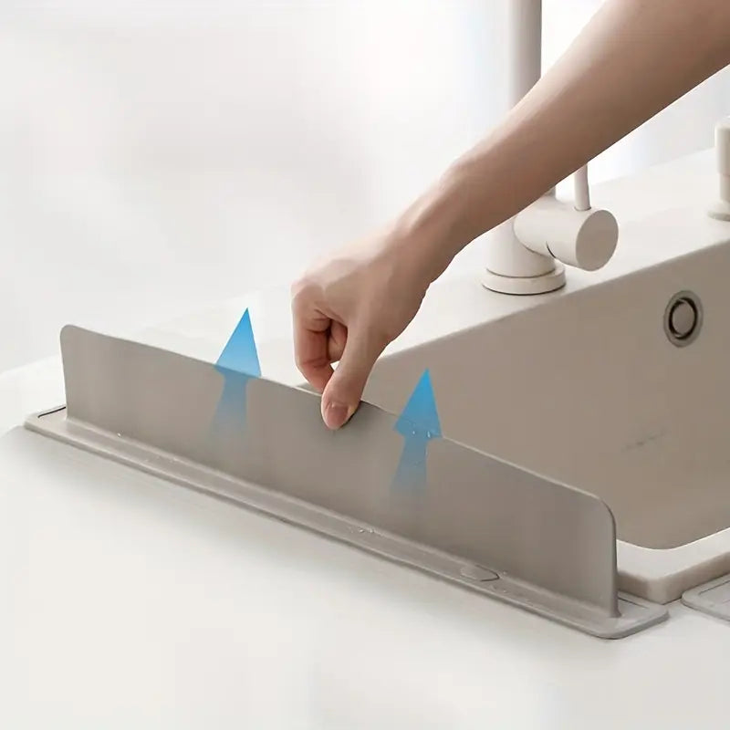 Silicone Anti-Splash Sink Edge Guard (Pack of 2)