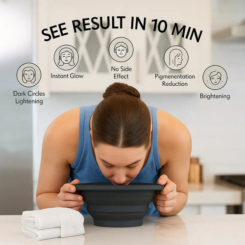 Noorvaa Silicone Foldable Facial Ice Bowl