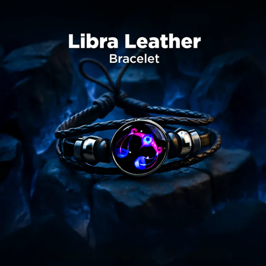 Zodiac Cosmic Leather Bracelet